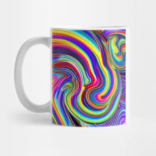 Psychedelic cartoon vortex Mug